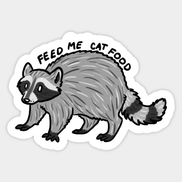 Trash Panda Sticker by Khalico